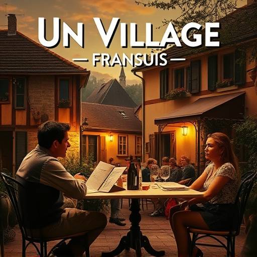 Affiche de la série 'Un Village Franäais'
