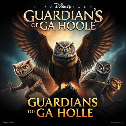Affiche de la série animée 'La Légende des Gardiens'
