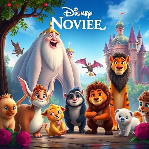 Affiche de la série animée 'Le Royaume des Animaux'