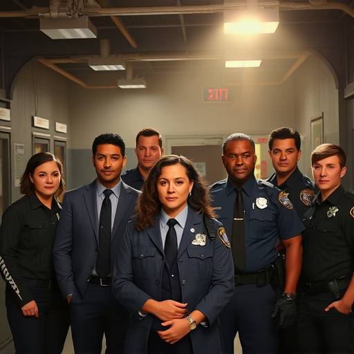 Affiche de la série 'Brooklyn Nine-Nine'